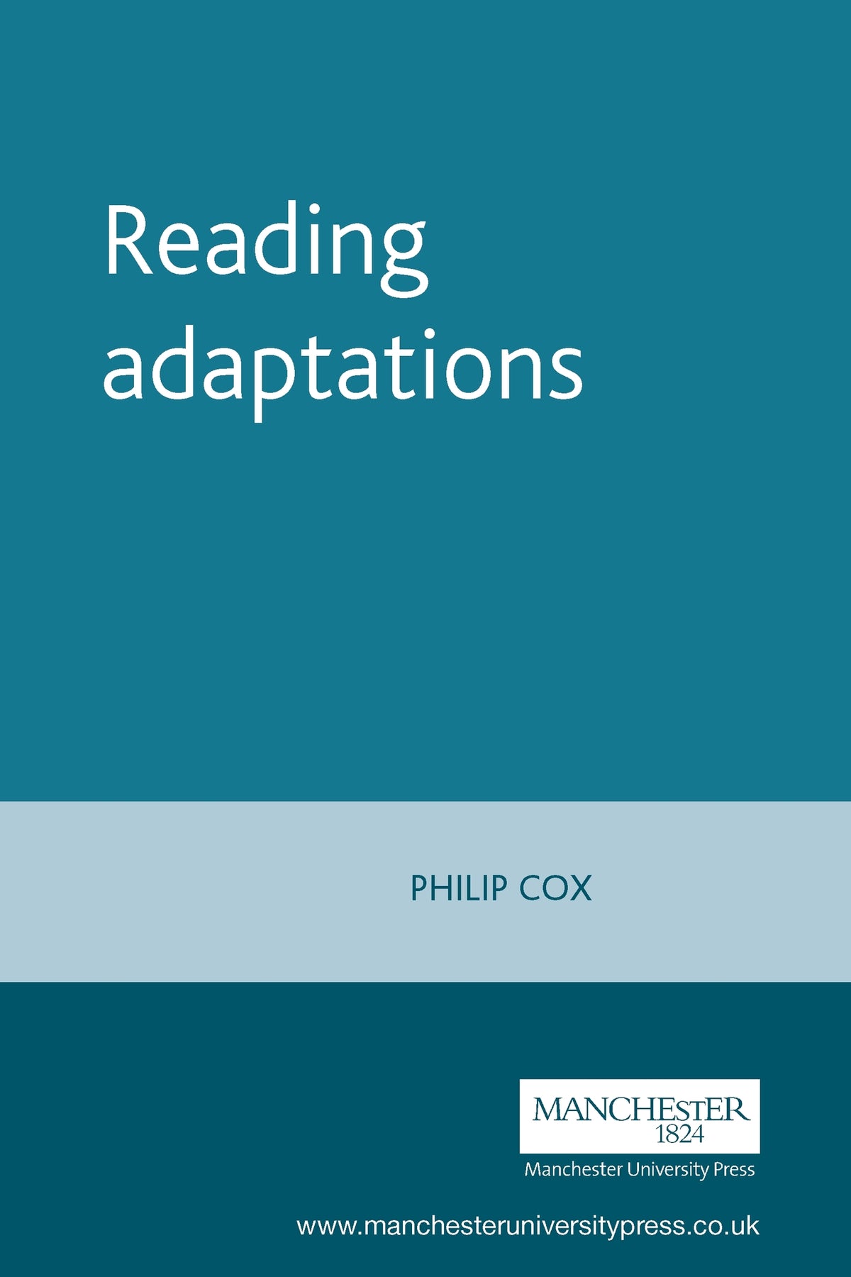 Cover image for Reading adaptations ISBN 9780719053412
