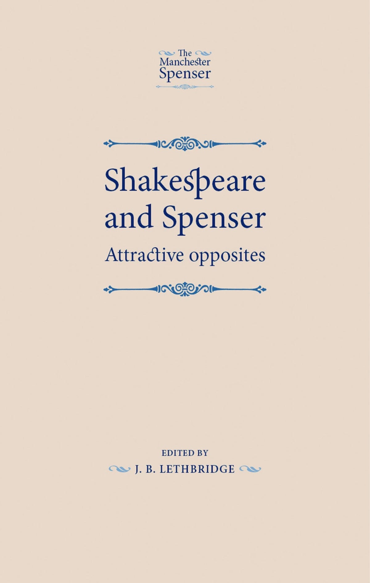 Cover image for Shakespeare and Spenser ISBN 9780719086427