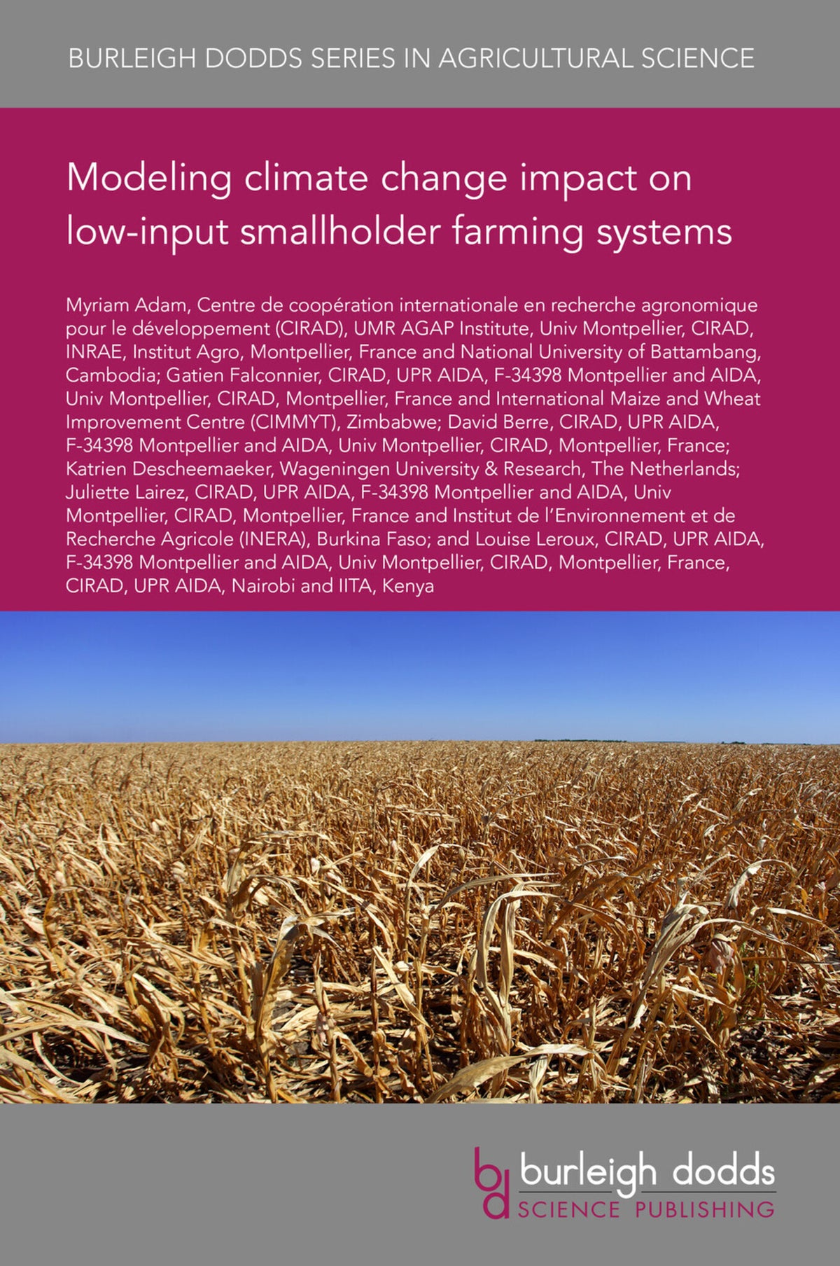 Modeling climate change impact on low-input smallholder farming systems