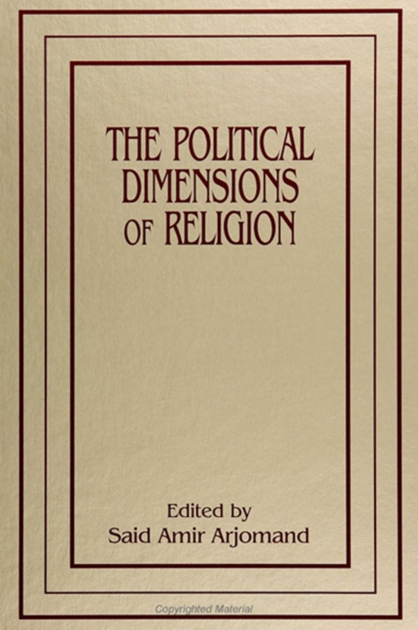 The Political Dimensions of Religion
