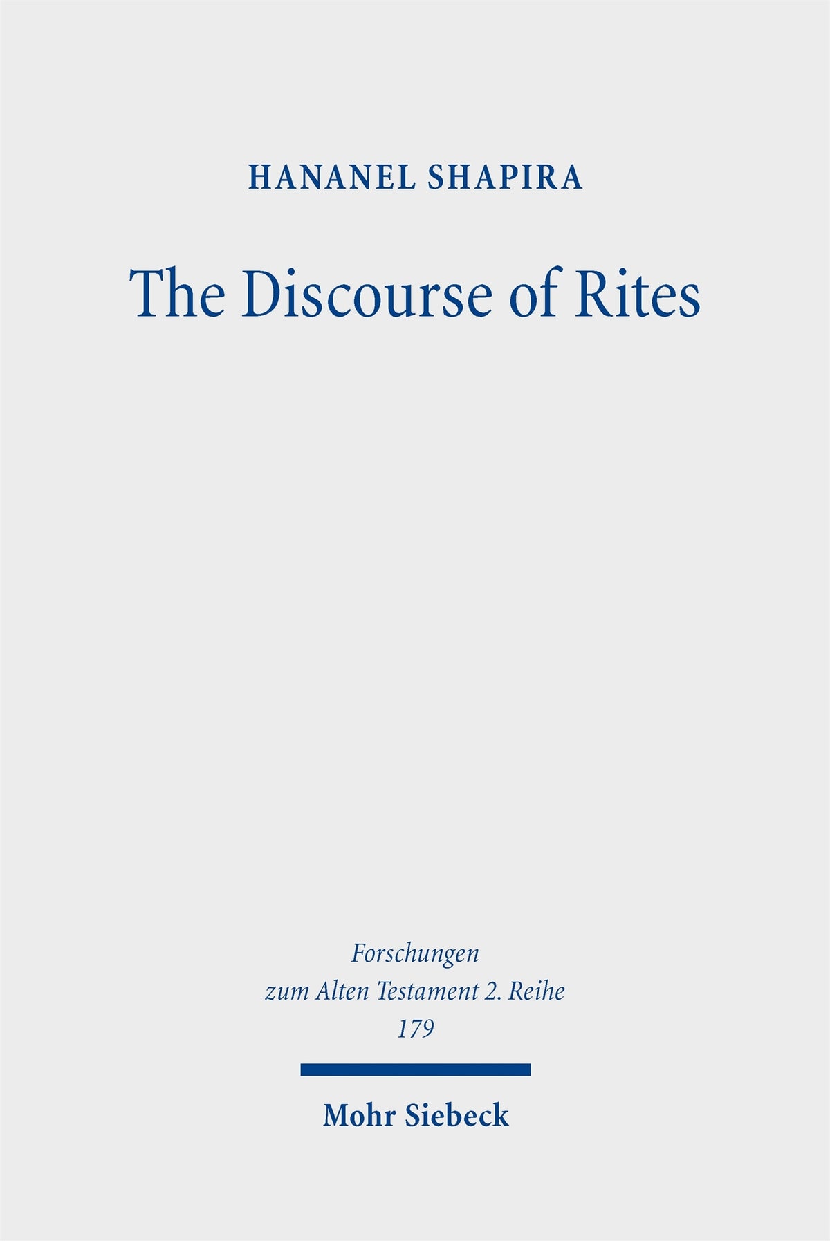 The Discourse of Rites