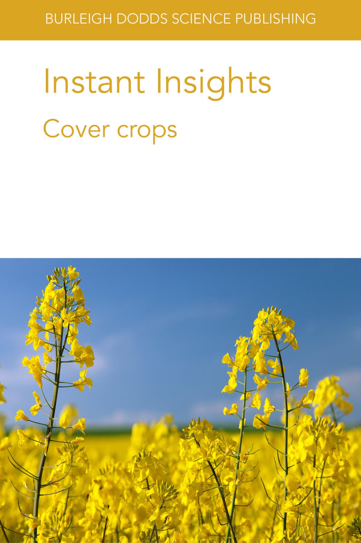 Cover image for Instant Insights: Cover crops ISBN 9781801460613