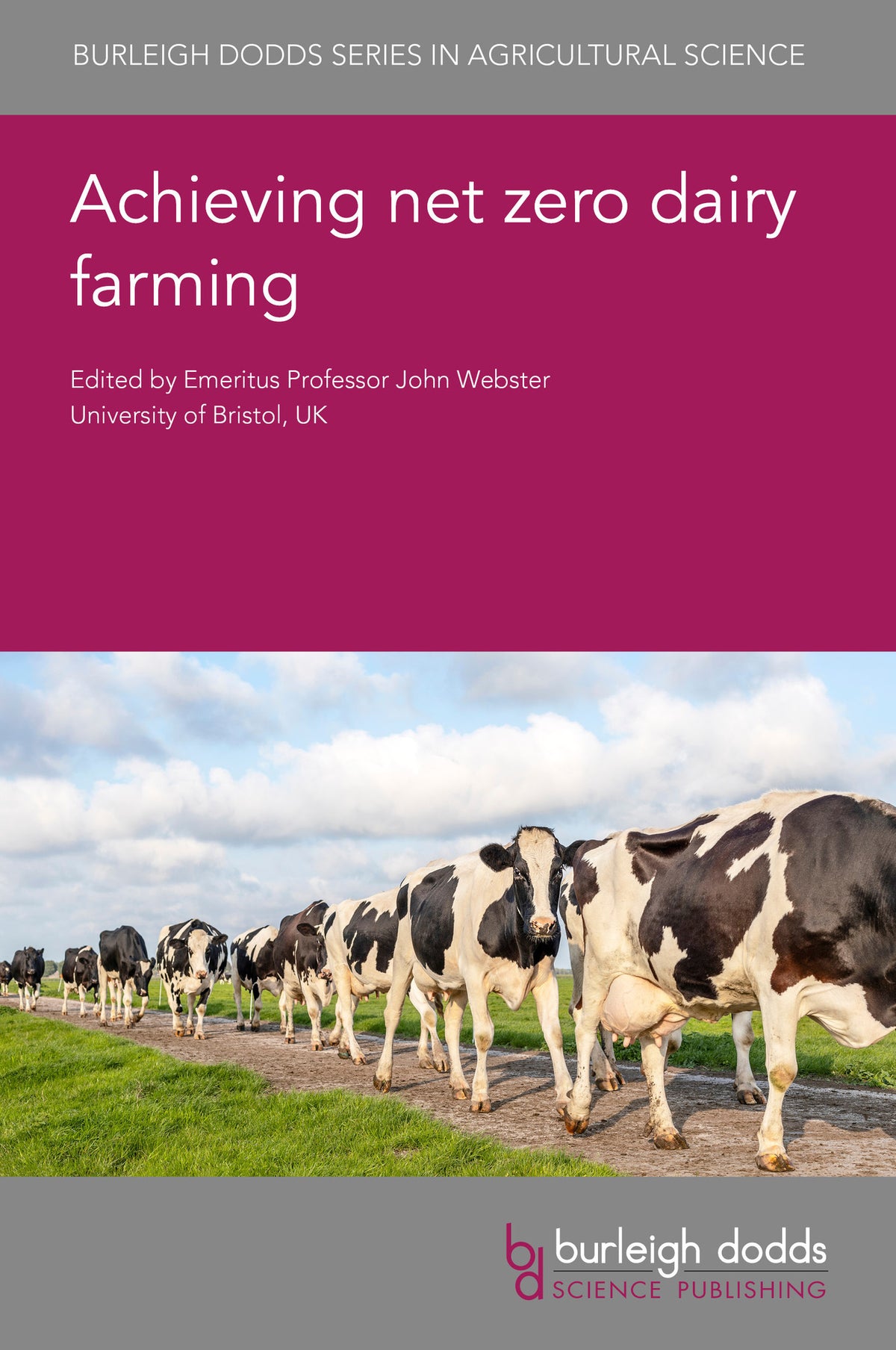 Cover image for Achieving net zero dairy farming ISBN 9781835450192