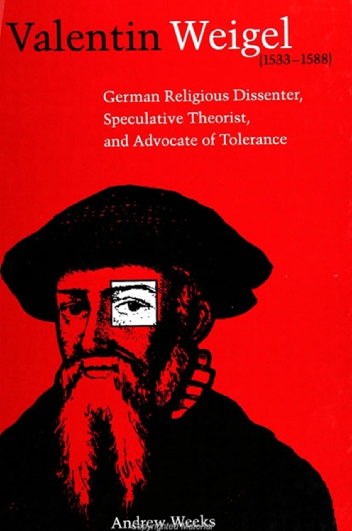Cover image for Valentin Weigel (1533-1588) ISBN 9780791444405