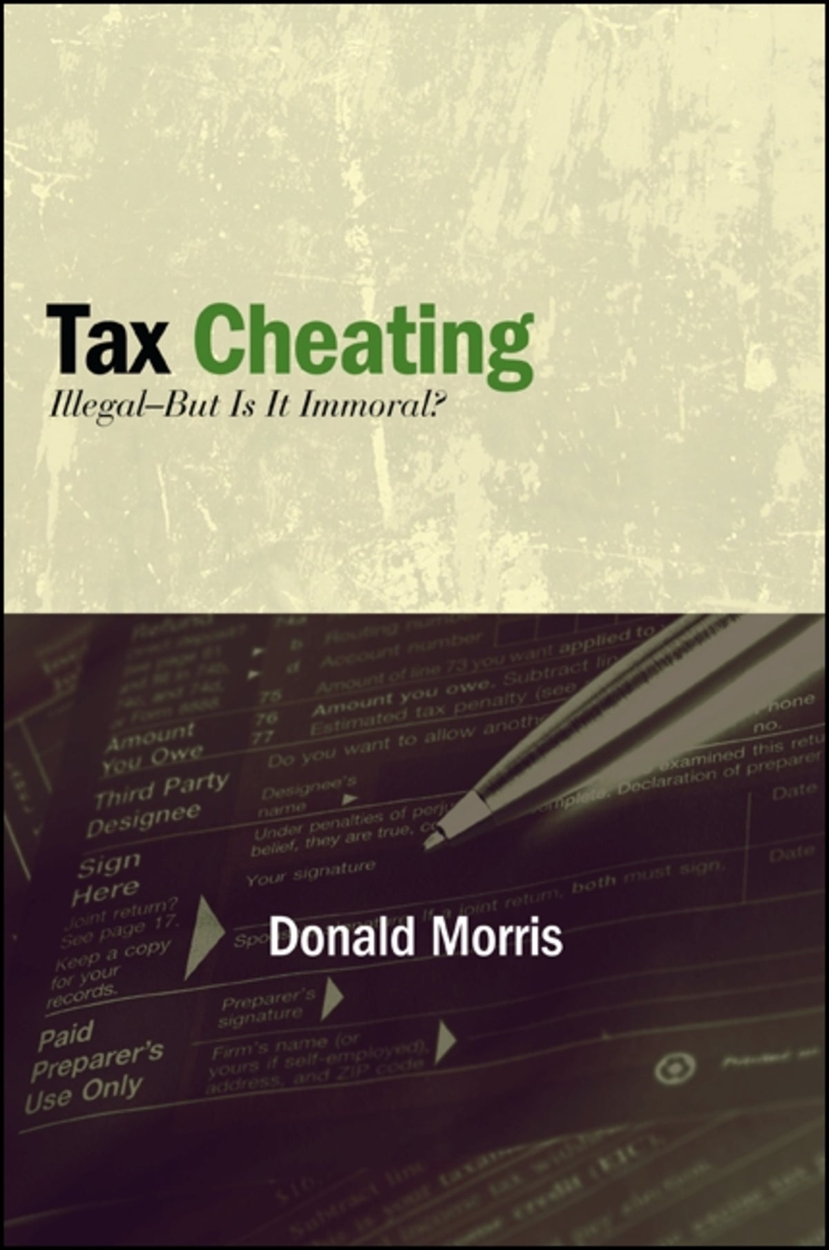 Cover image for Tax Cheating ISBN 9781438442716