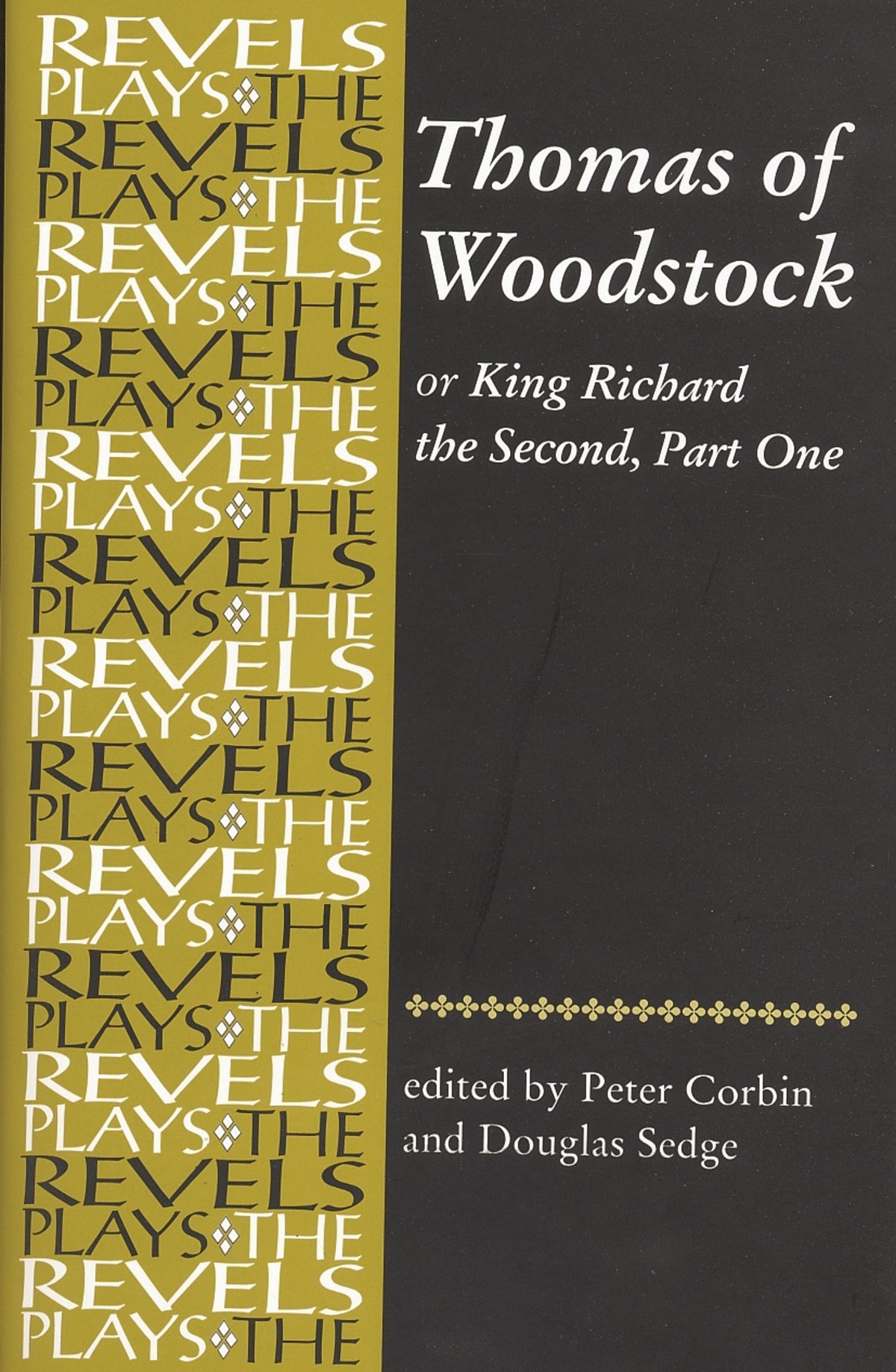 Cover image for Thomas of Woodstock ISBN 9780719080678