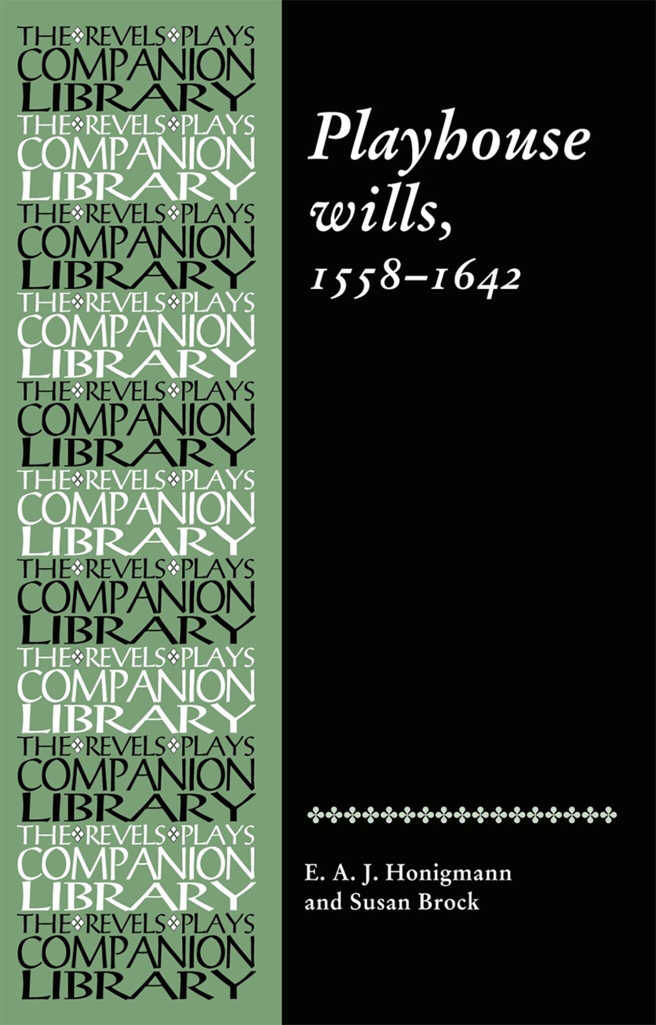 Cover image for Playhouse wills ISBN 9780719030178