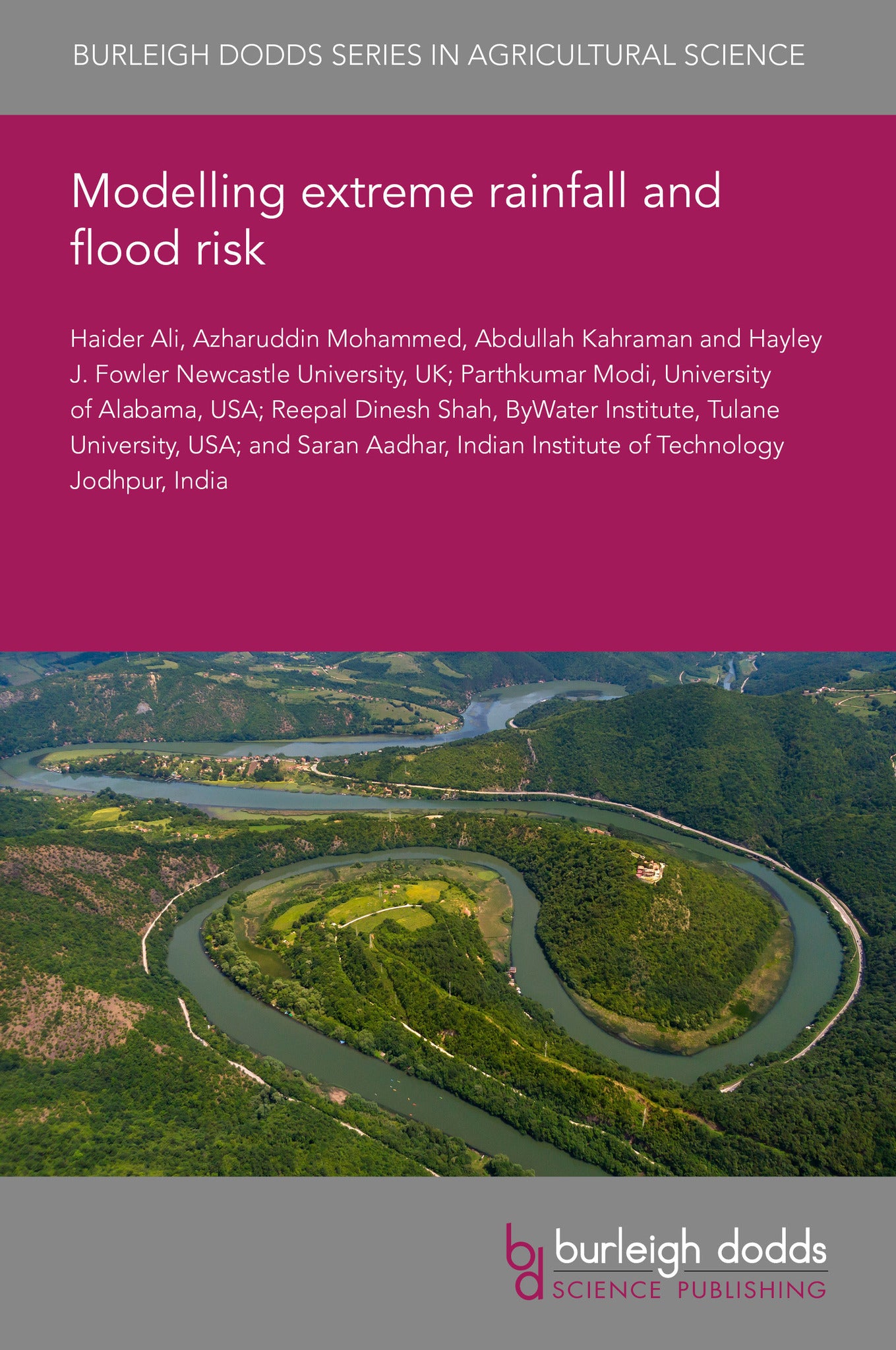 Cover image for Modelling extreme rainfall and flood risk ISBN 9781835459027