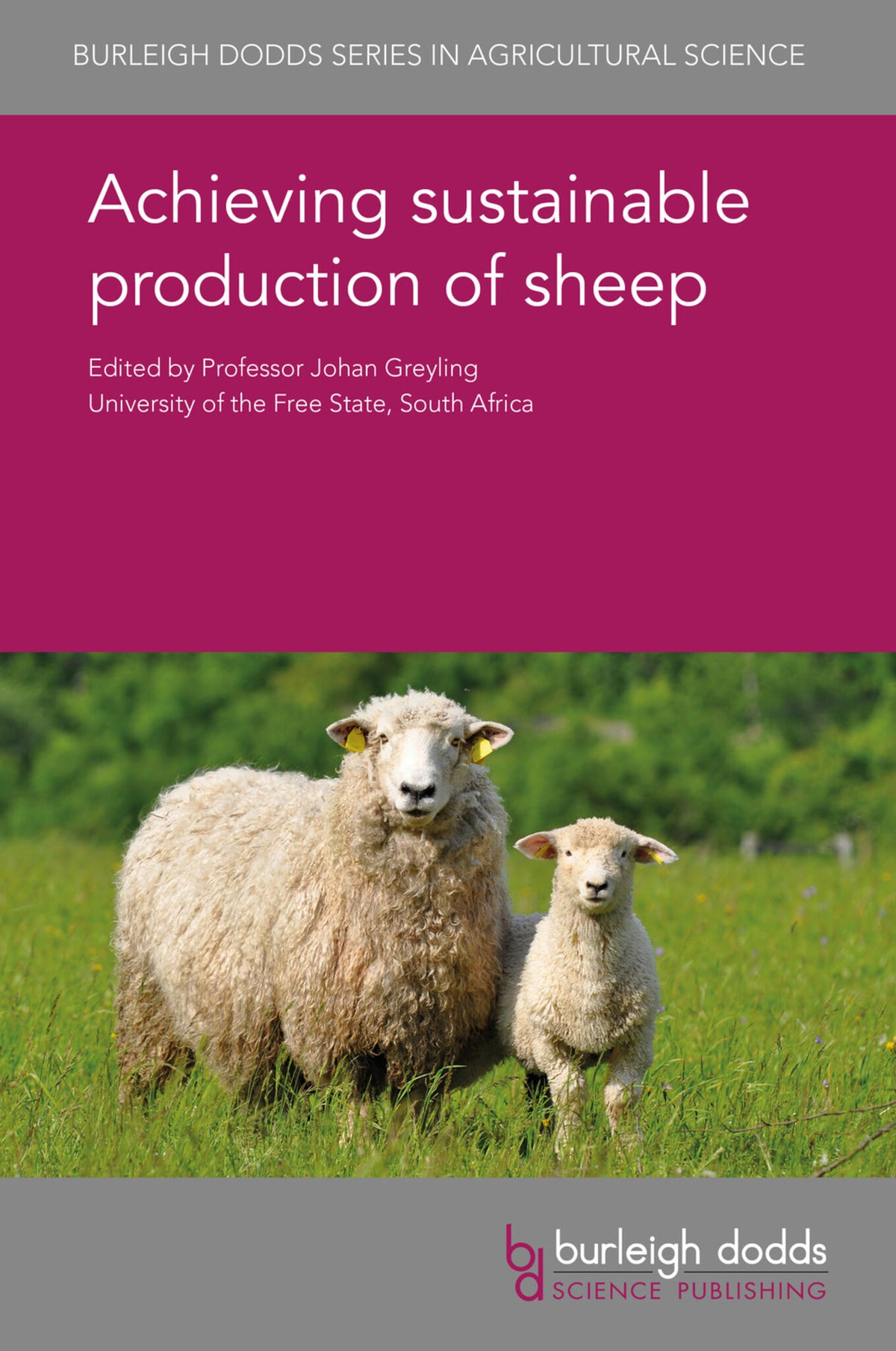 Cover image for Achieving sustainable production of sheep ISBN 9781786760869
