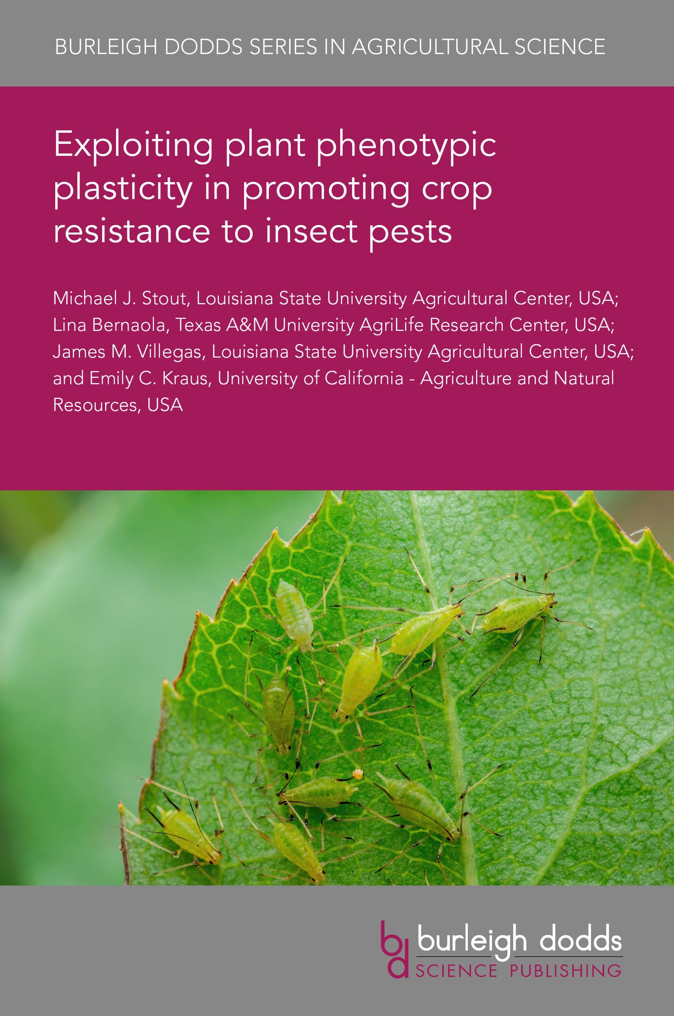 Exploiting plant phenotypic plasticity in promoting crop resistance to insect pests
