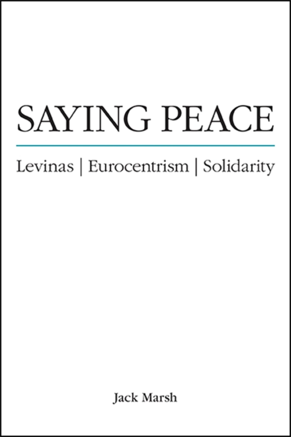 Saying Peace