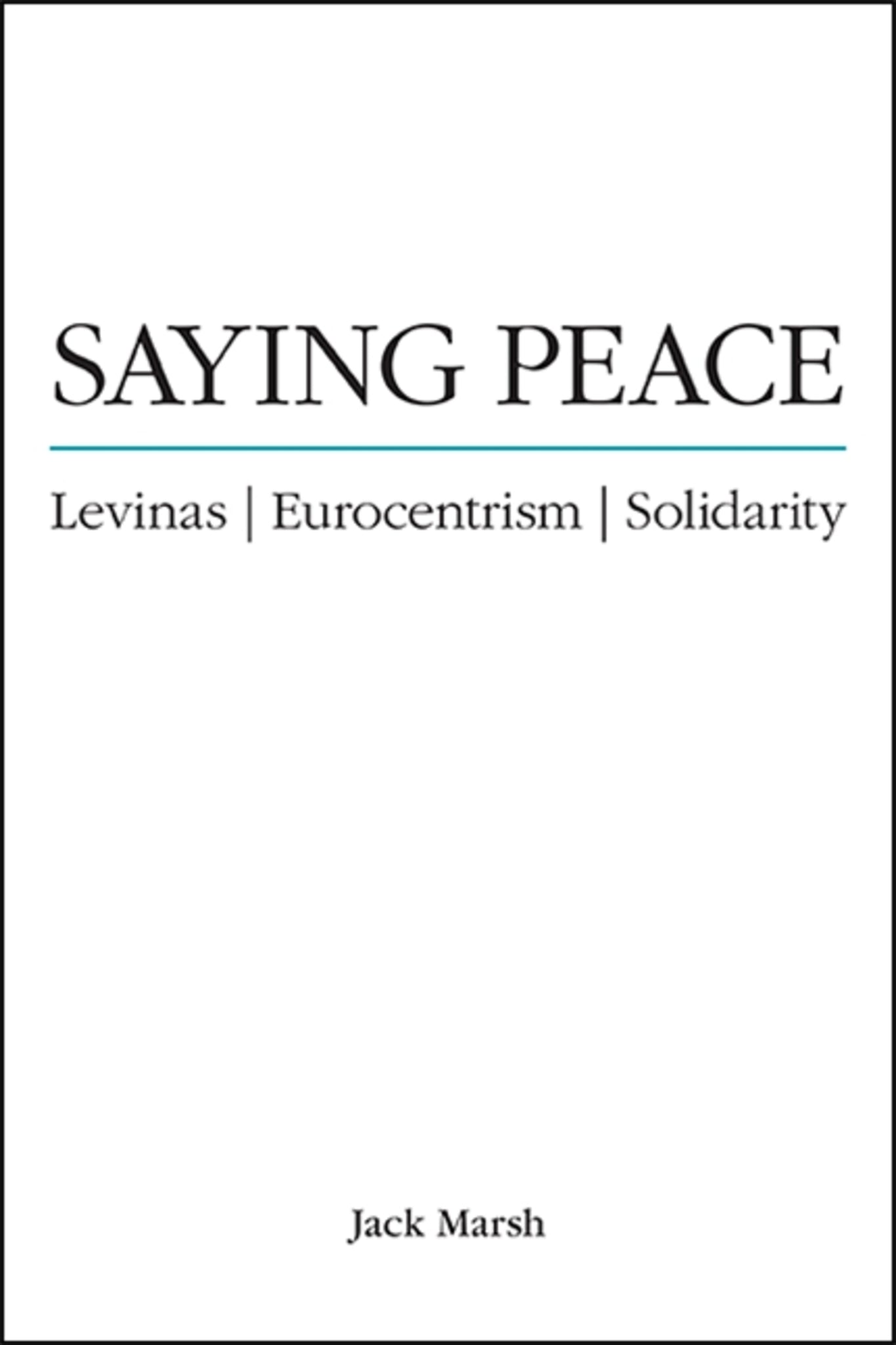Saying Peace