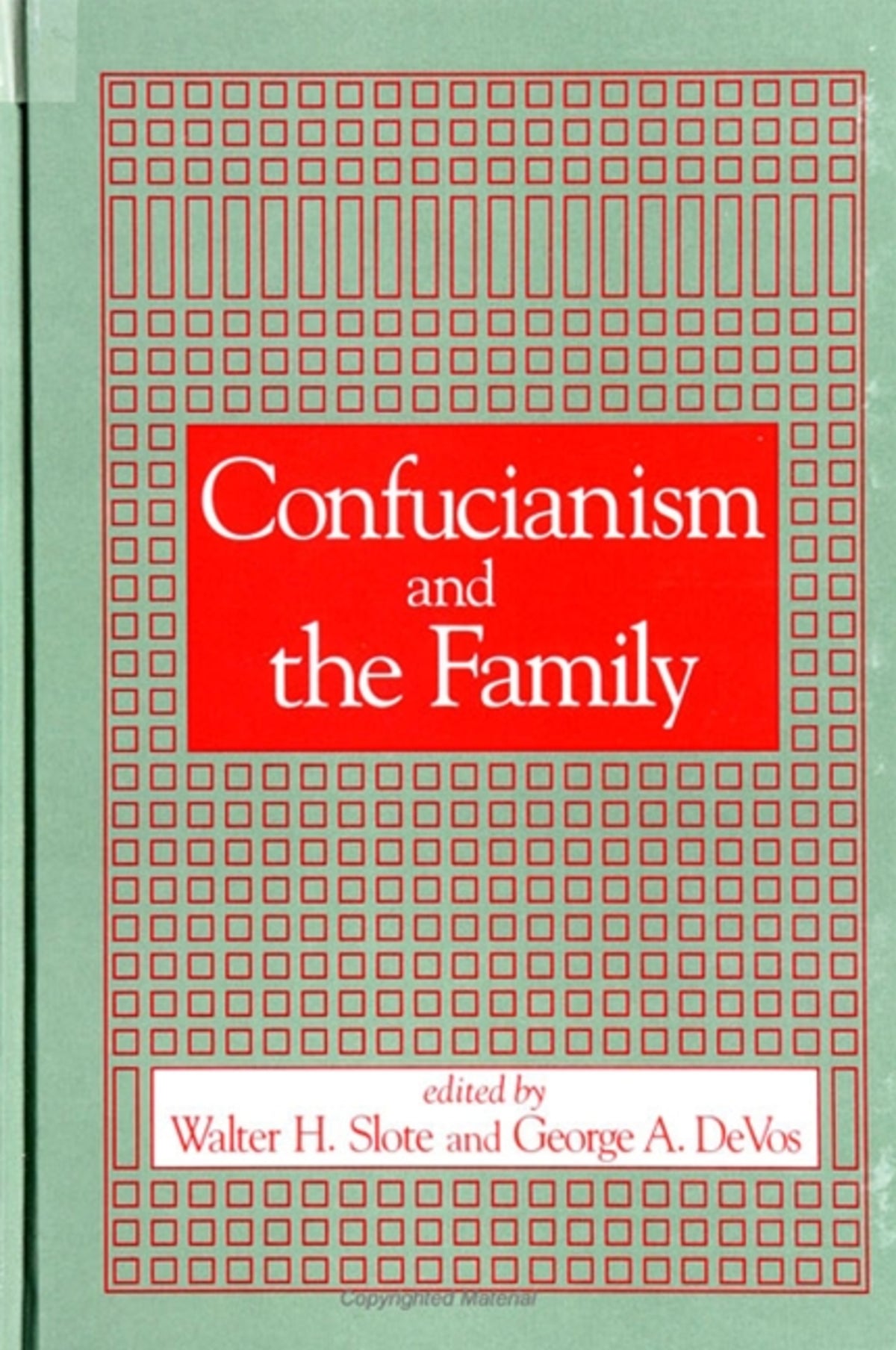Cover image for Confucianism and the Family ISBN 9780791437360