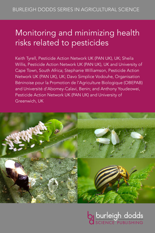 Monitoring and minimizing health risks related to pesticides