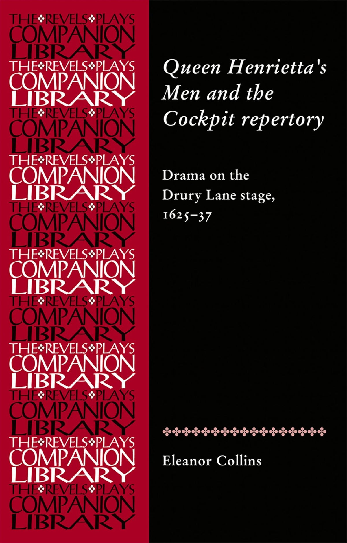 Cover image for Queen Henrietta's Men and the Cockpit Repertory ISBN 9780719090868
