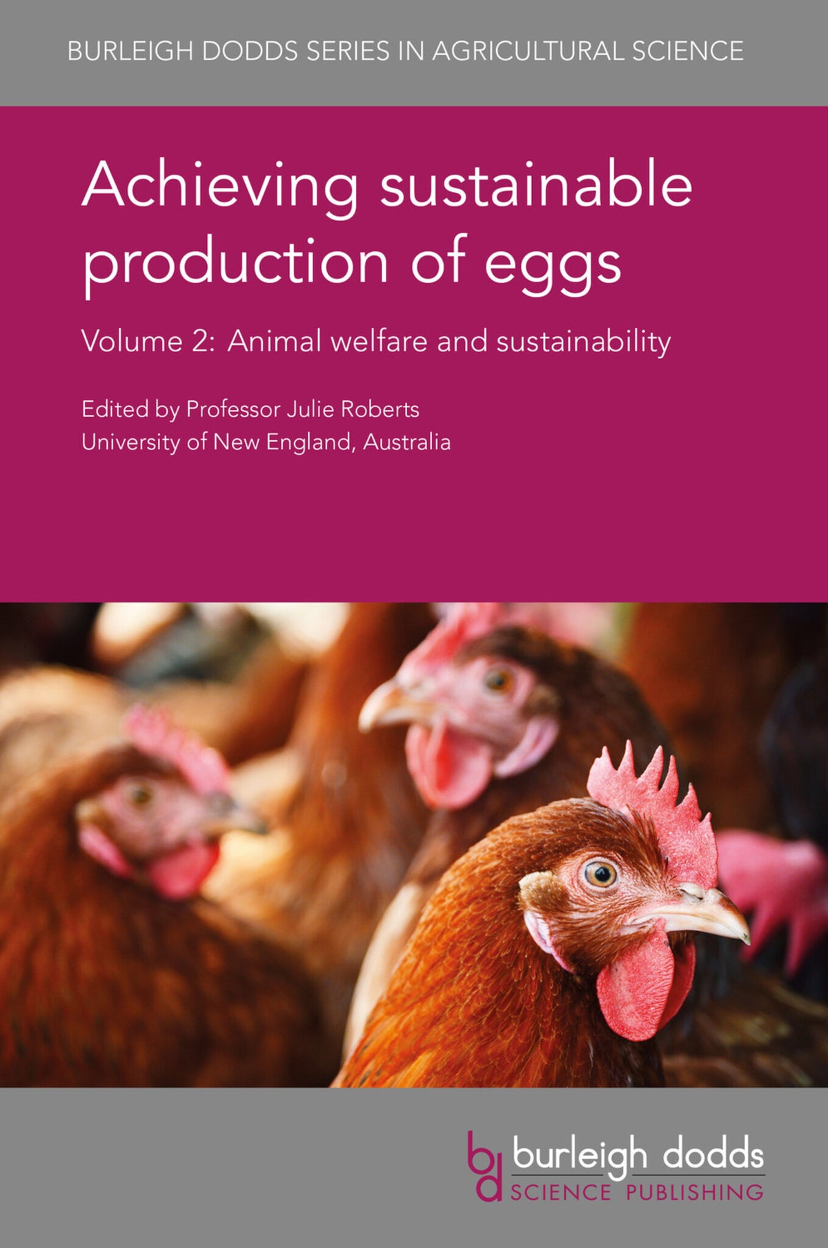 Cover image for Achieving sustainable production of eggs Volume 2 ISBN 9781786760821