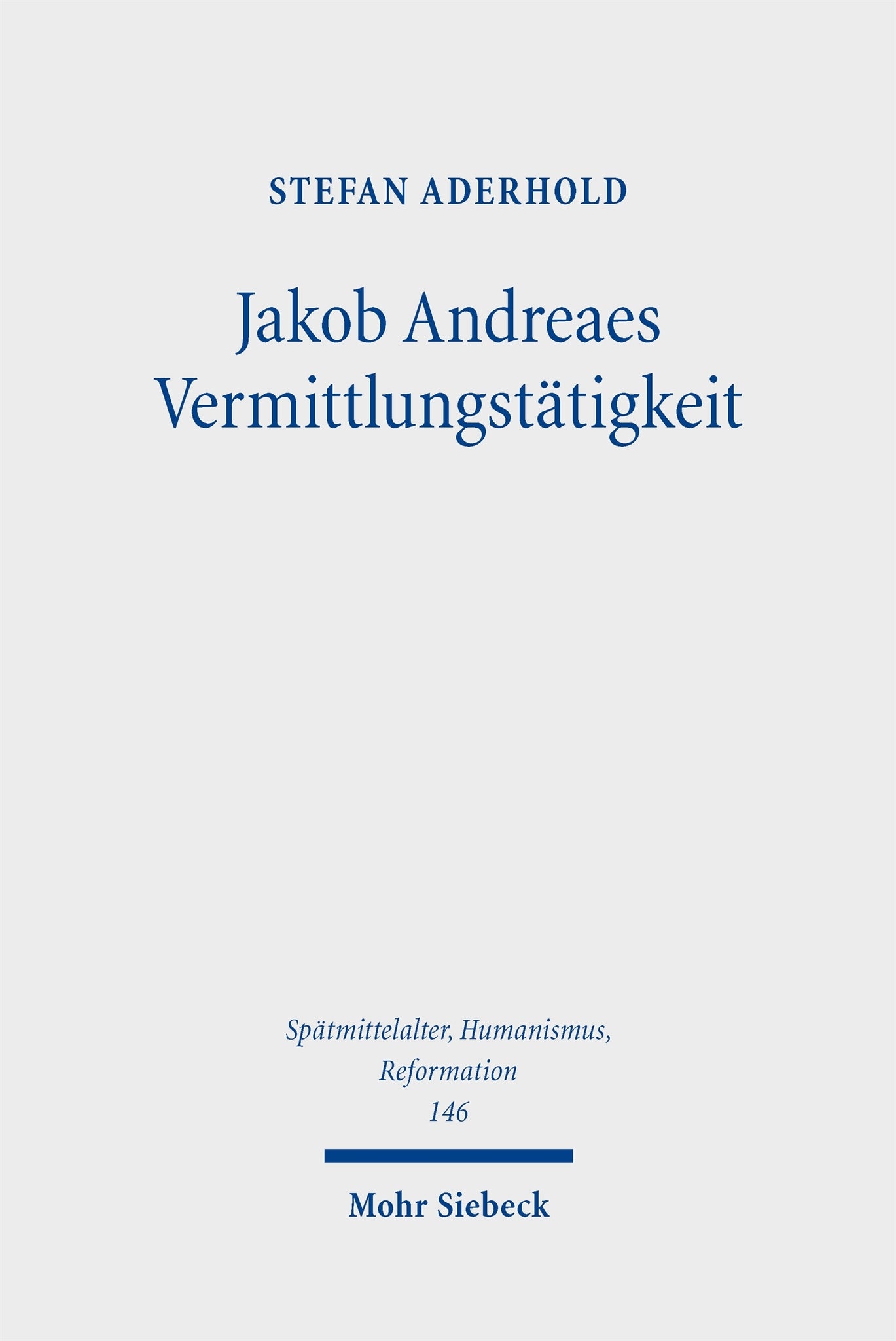 Jakob Andreaes Vermittlungstätigkeit