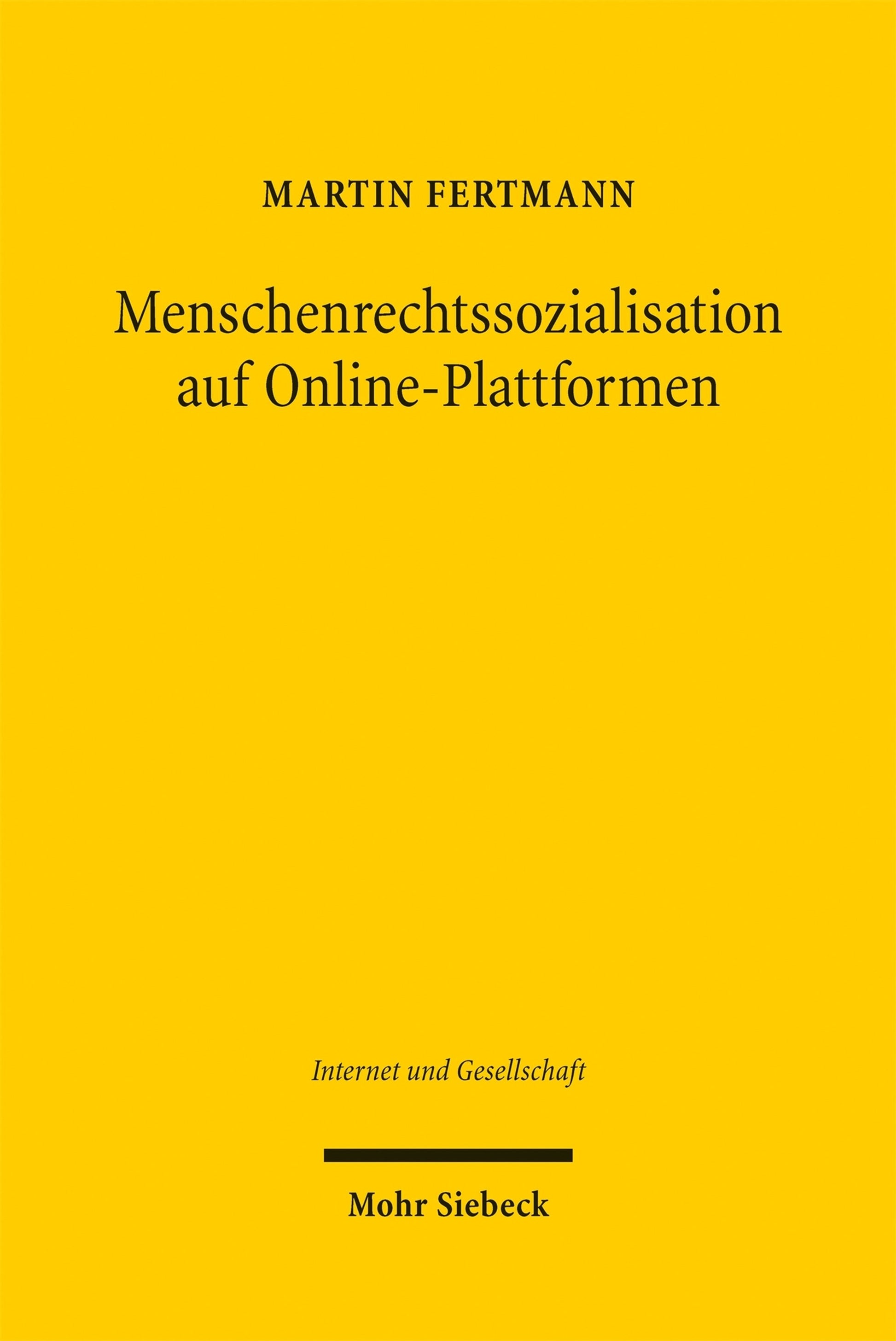 Menschenrechtssozialisation auf Online-Plattformen