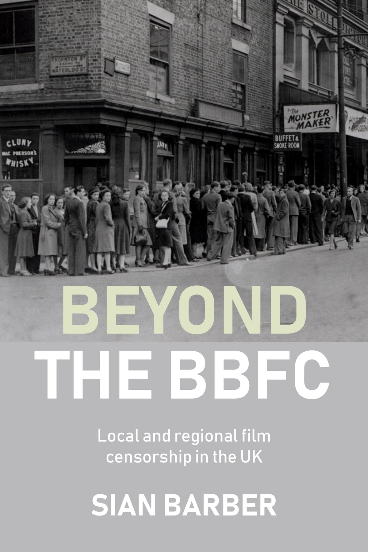 Cover image for Beyond the BBFC ISBN 9781526163127