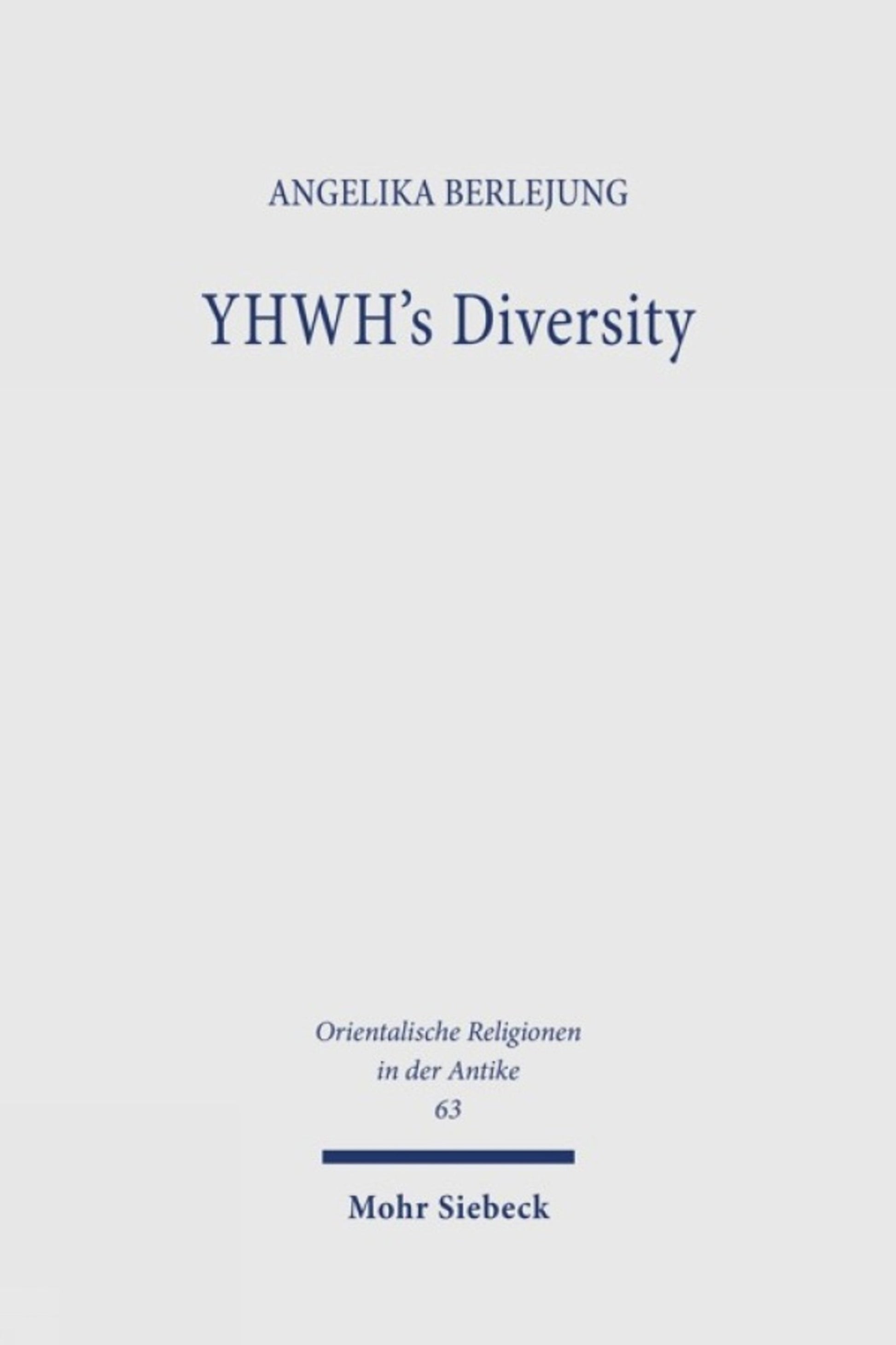 YHWH's Diversity