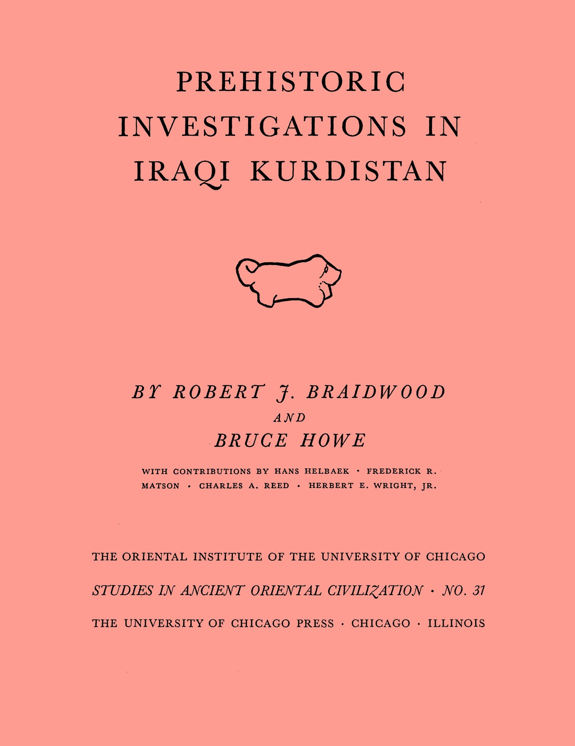 Prehistoric Investigations in Iraqi Kurdistan