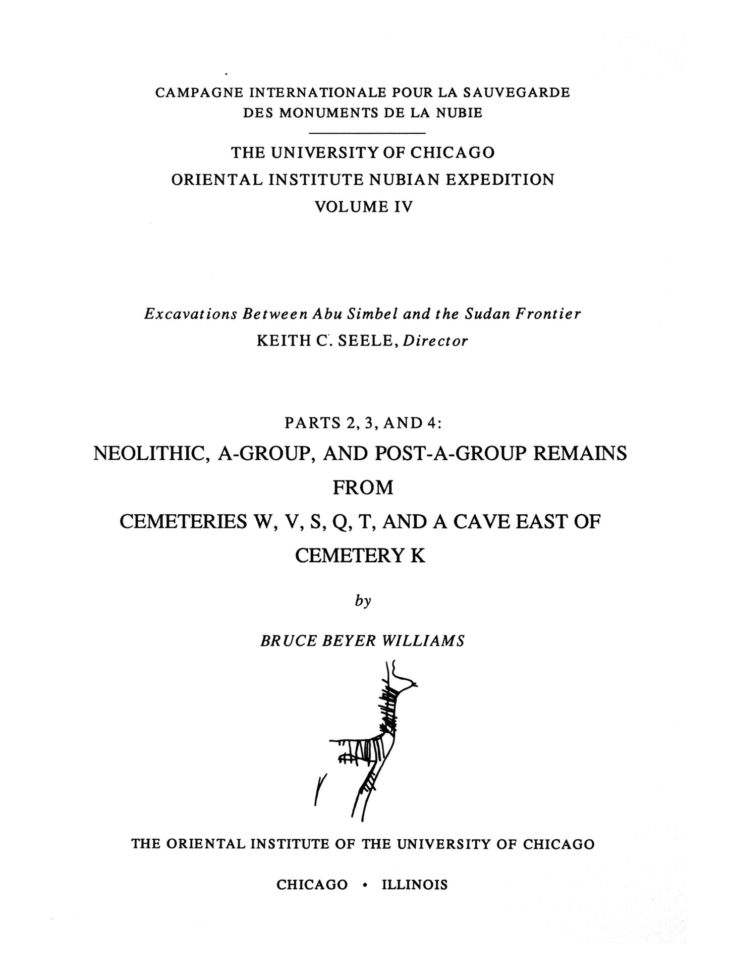 Cover image for Excavations Between Abu Simbel and the Sudan Frontier, Parts 2, 3, and 4 ISBN 9780918986542