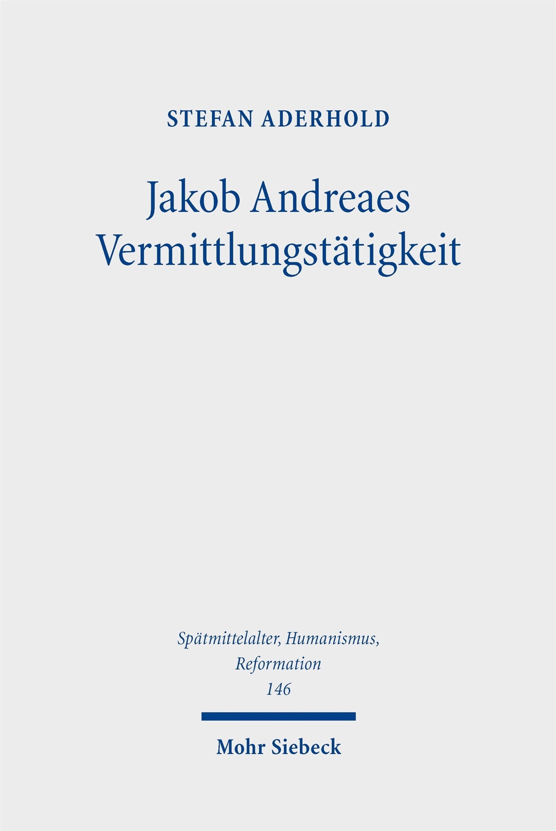 Jakob Andreaes Vermittlungstätigkeit