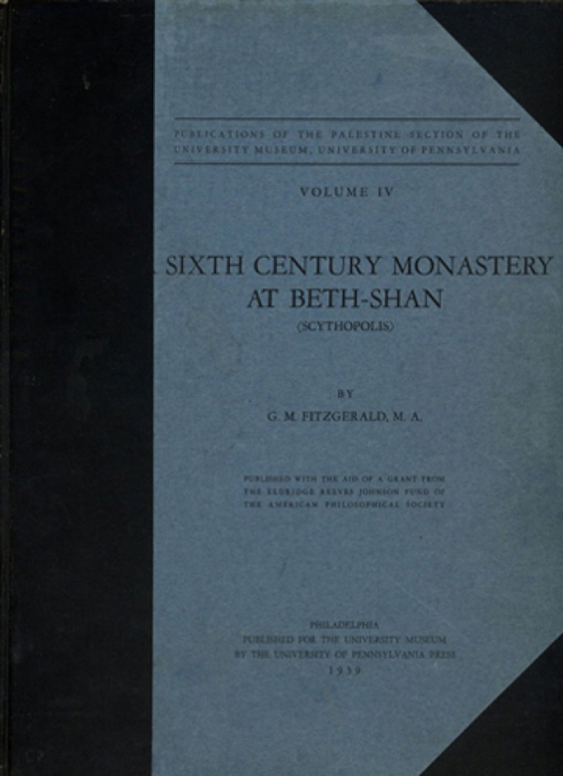 Sixth-Century Monastery at Beth-Shan (Scythopolis)