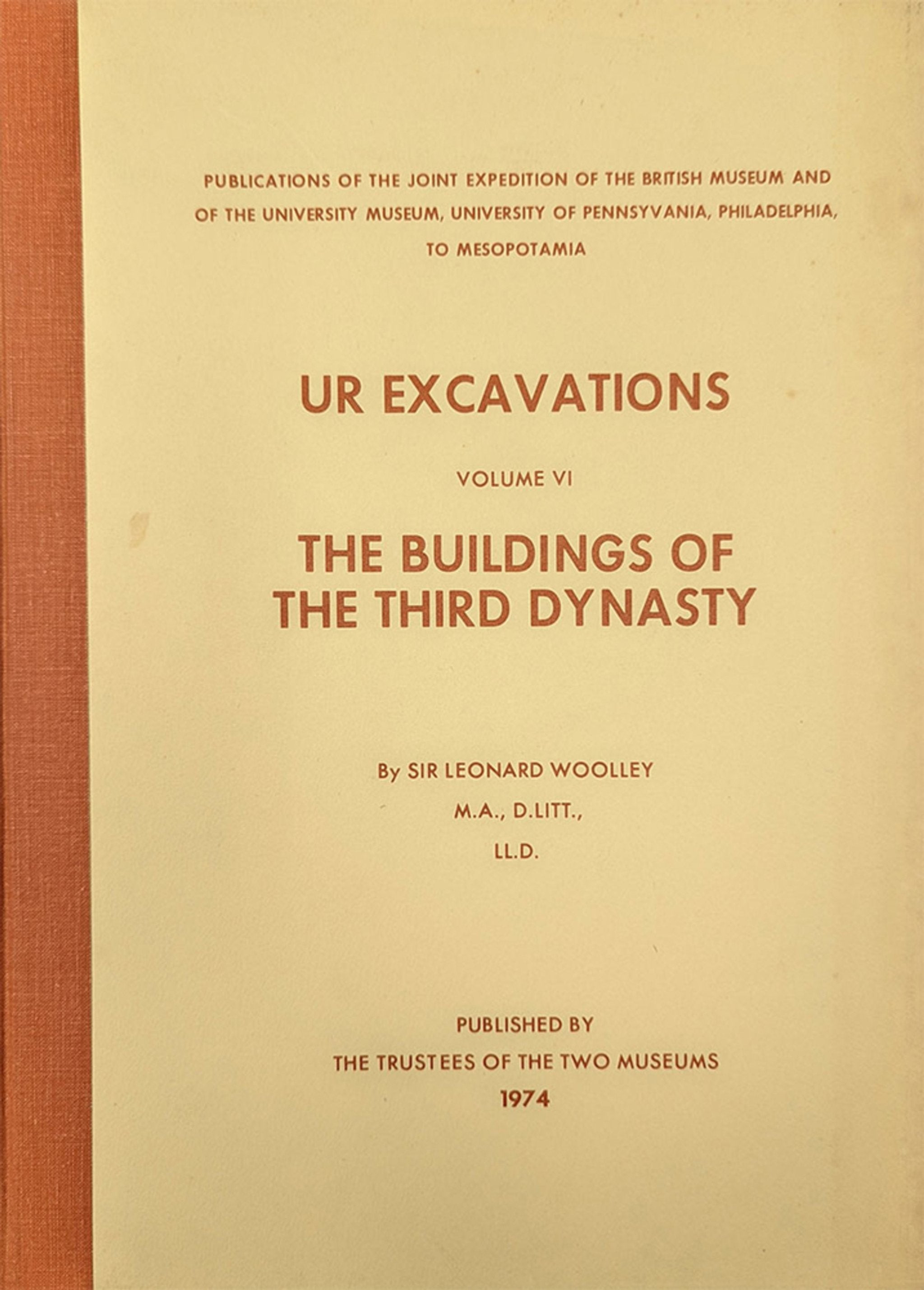Cover image for Ur Excavations ISBN 9780686177722
