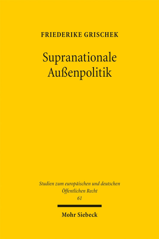 Supranationale Außenpolitik